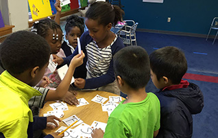 Children in afterschool program